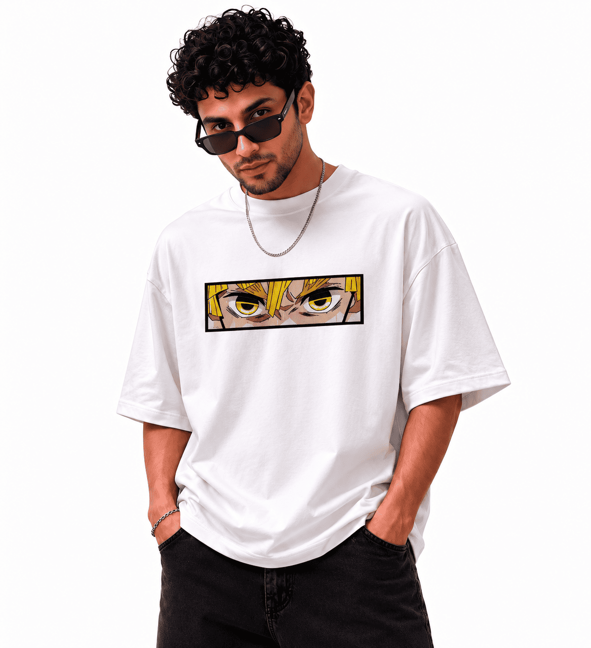Zenitsu Agatsuma– Electric Aura Standout TShirt - Image 2