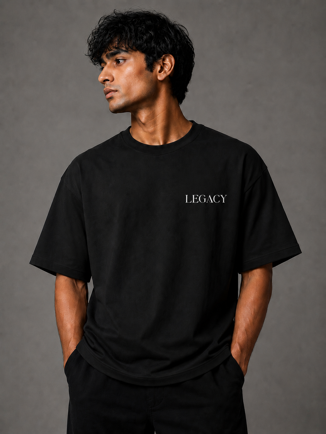 Flexu LEGACY / GREED Oversized T-Shirt - Image 2